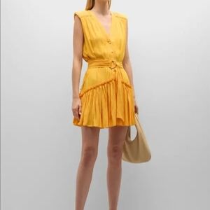 Ramy Brooks Miley Yellow Sleeveless Dress